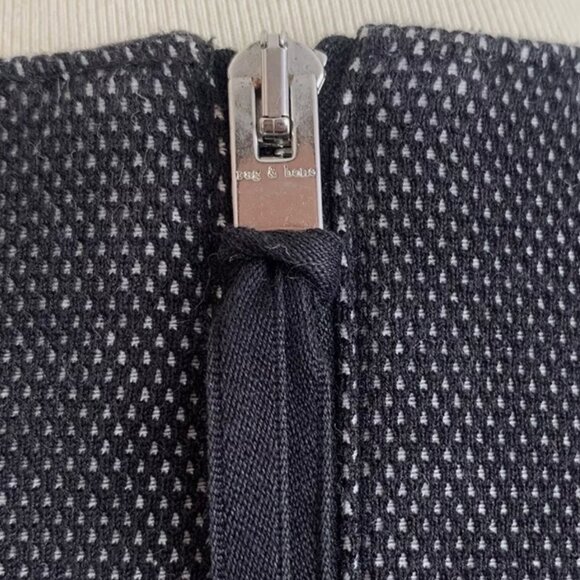 Rag & Bone Women's Size 6 Enigma Dress Drop Waist Fit Flare Sleeveless Zip Up - Picture 7 of 10